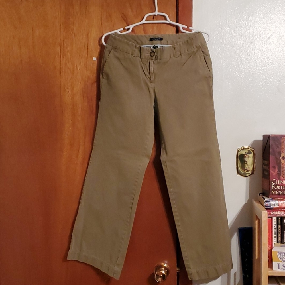 Lands end tan Kakhi pants